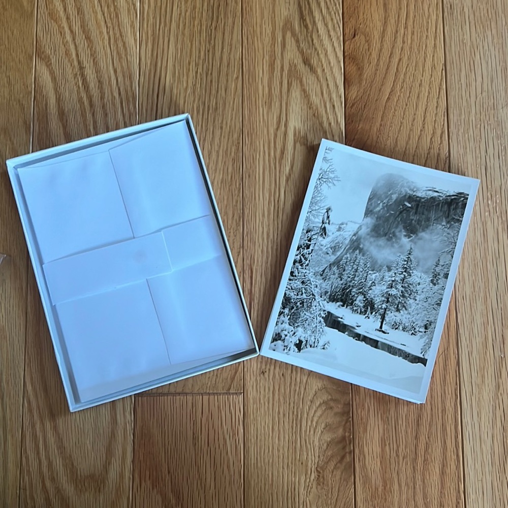 Blank cards and envelopes
